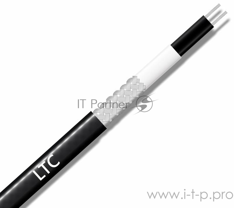 Кабель нагрев. саморег. 30Вт/м с экраном 220В (термопласт) EXTHERM LTC30-2CR