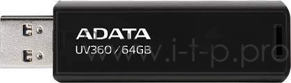Флэш-накопитель USB3.2 64GB ADATA AUV360-64G-RBK
