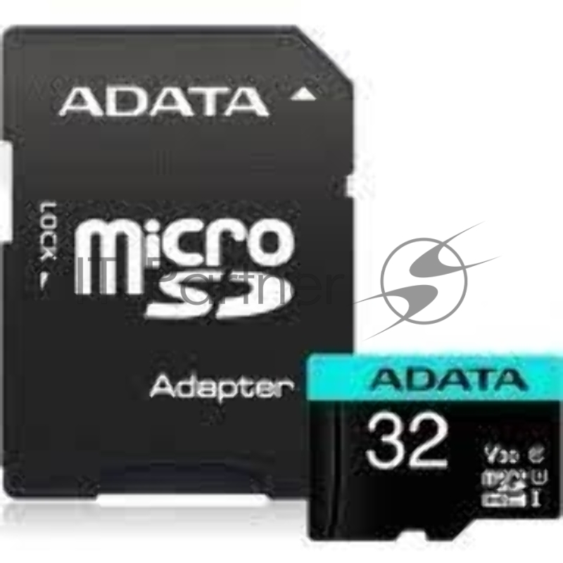 Карта памяти MICRO SDHC 32GB W/ADAP. ADATA AUSDH32GUI3V30SA2-RA1