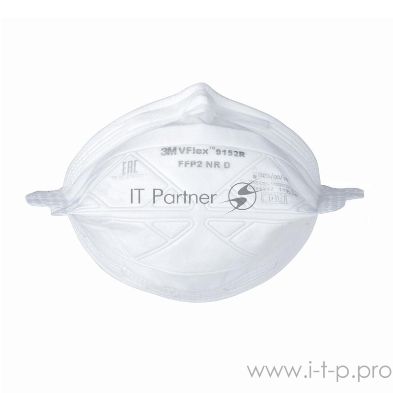 Полумаска противоаэрозольная фильтрующая FFP2 NR D станд. размер 3М 7100102662