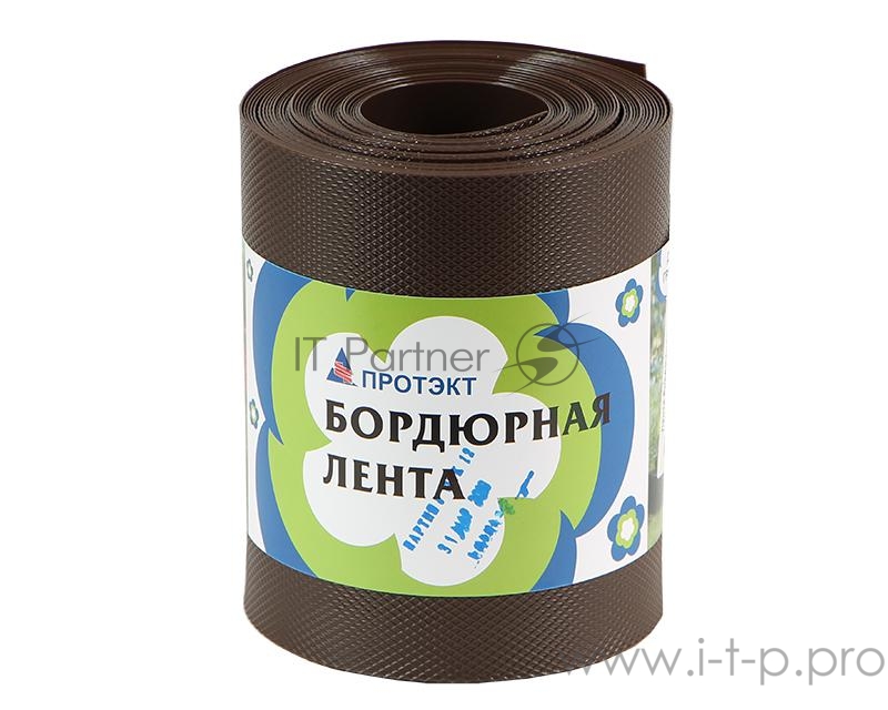 Лента бордюрная серии Палисад корич. Протэкт БЛ-15/10