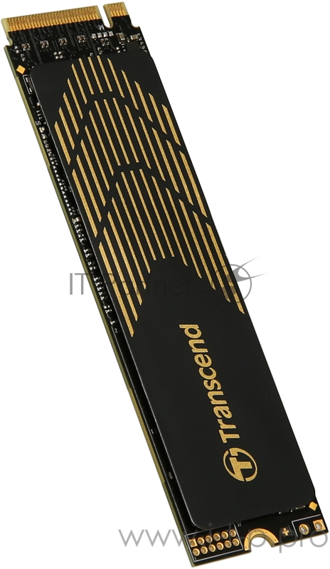 Флеш-накопитель Transcend Твердотельный накопитель SSD Transcend 500GB, M.2 2280, PCIe Gen4x4, M-Key, 3D TLC, with Dram