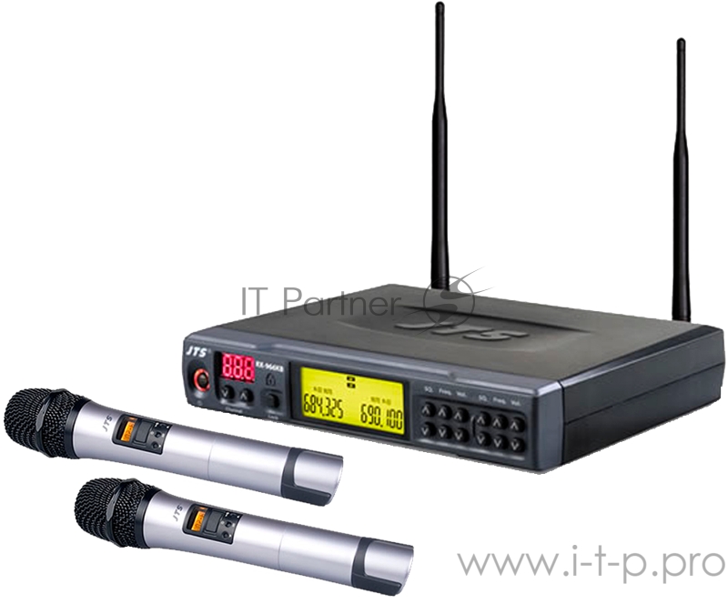 Радиосистема UHF двухканальная с двумя ручными передатчиками JTS RX-966KB/TX-966K