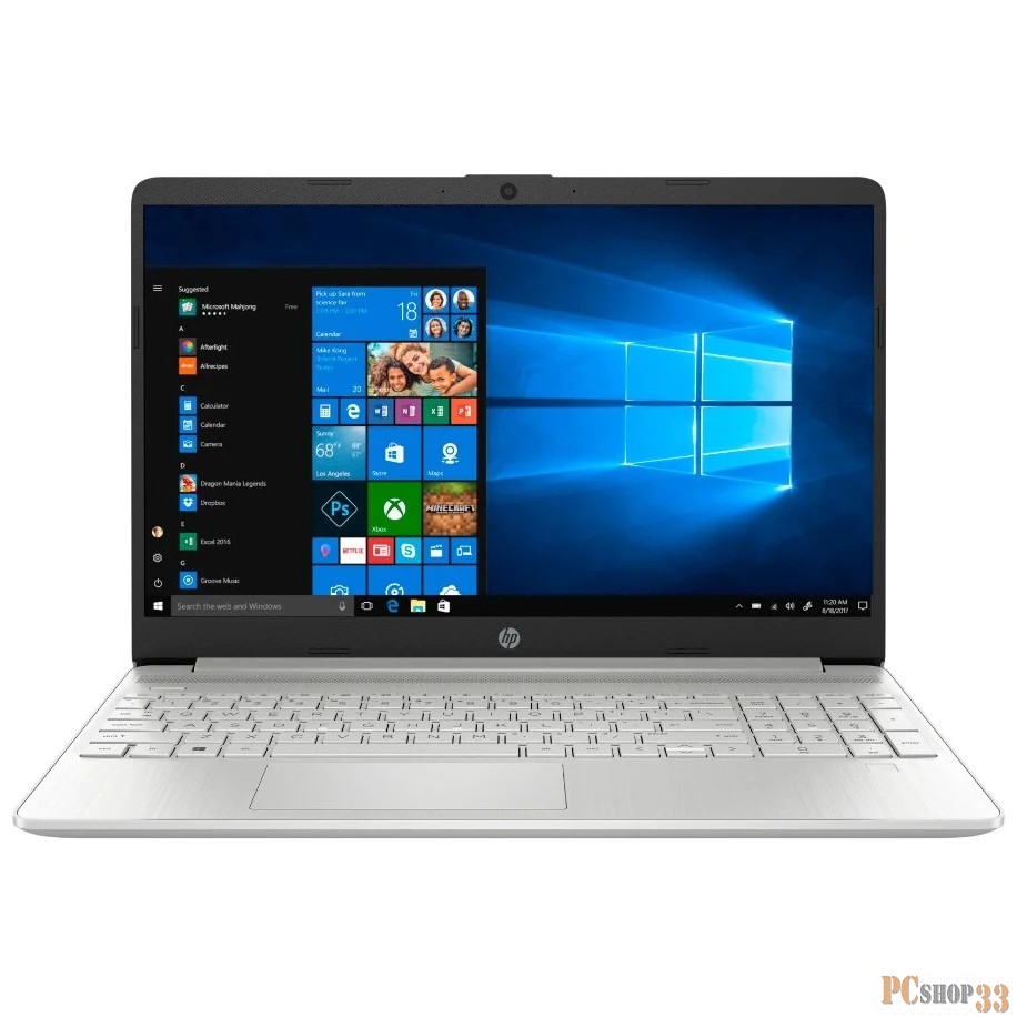 Ноутбук HP15 15s-eq1275ur 15.6 FHD, AMD Athlon 3050U, 4Gb, 256Gb SSD, no ODD, Win10, серебристый