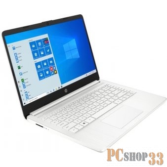Ноутбук HP14 14s-dq0043ur 14.0 FHD, Intel Pentium-N5030, 4Gb, 256Gb SSD, no ODD, Win10, белый