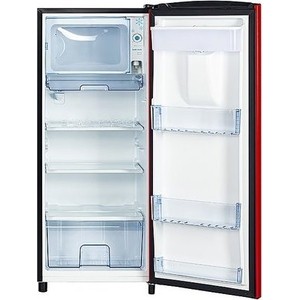 Холодильник HIBERG RF-23DR DeFrost ШхГхВ: 51,9х53,7х128 см V=176 л (155л/21л) 4 полки Класс A Фреон R600a Потребление 161 кВтч/год Клим. кл. N, ST 43 дБ Цвет красный. Встроенный диспенсер для воды