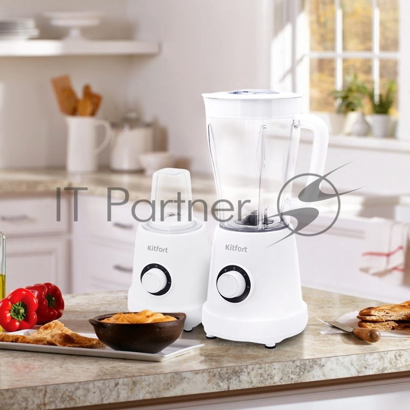Блендер стационарный Kitfort KT-3019 500Вт белый