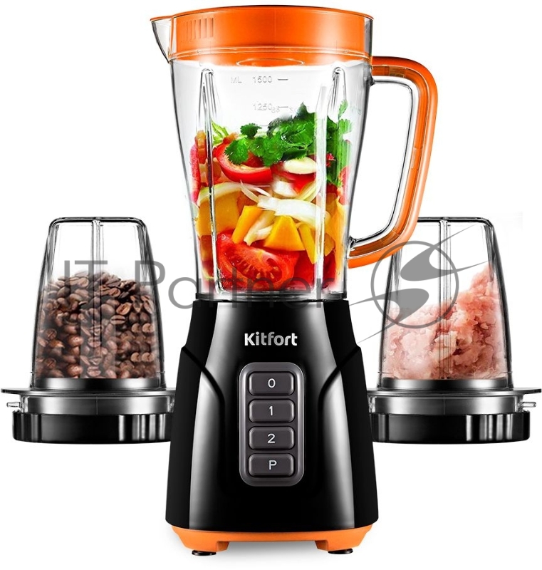 Блендер стационарный Kitfort KT-3032-4 500Вт оранжевый