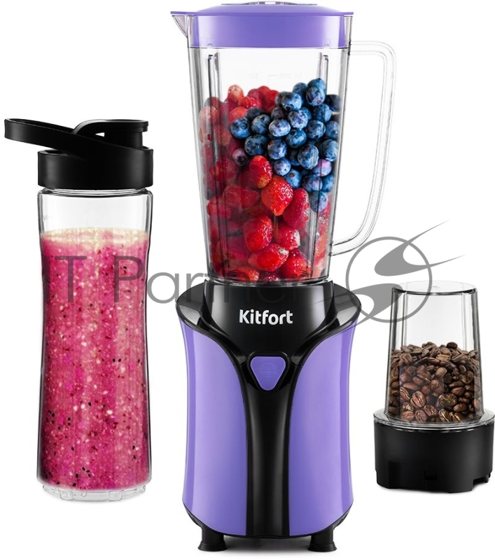 Блендер стационарный Kitfort KT-3034-1 350Вт фиолетовый