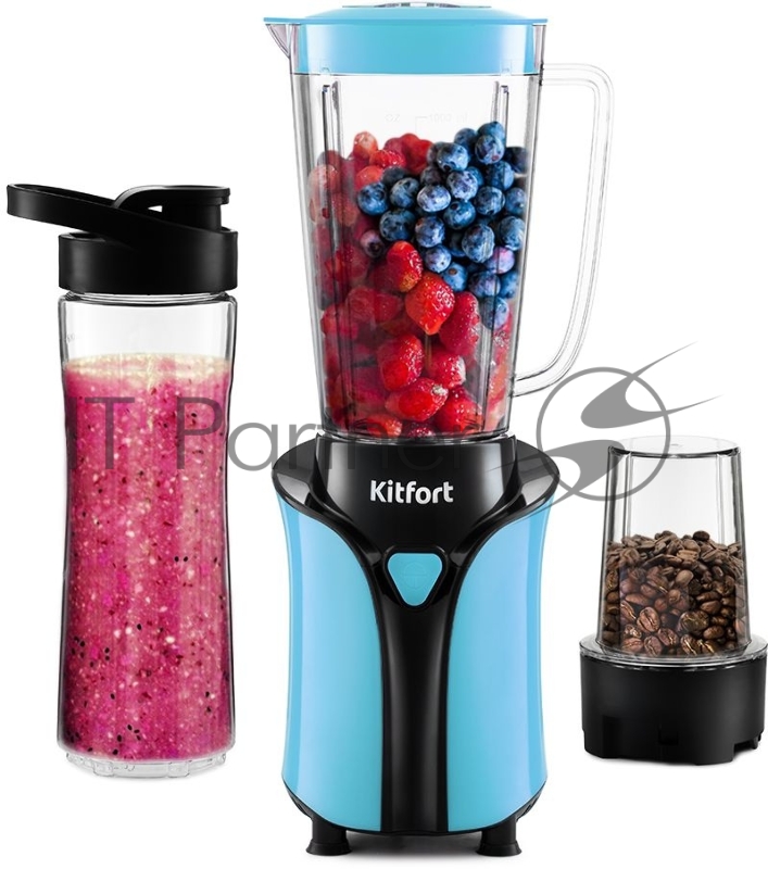 Блендер стационарный Kitfort KT-3034-3 350Вт бирюзовый