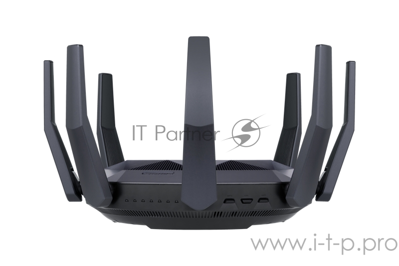 Роутер ASUS RT-AX89X //802.11b/g/n/ac/ax, до 1148+4804 бит/c, 2,4 + 5 гГц, 8 антенны, USB, GBT LAN 90IG04J1-BM3010