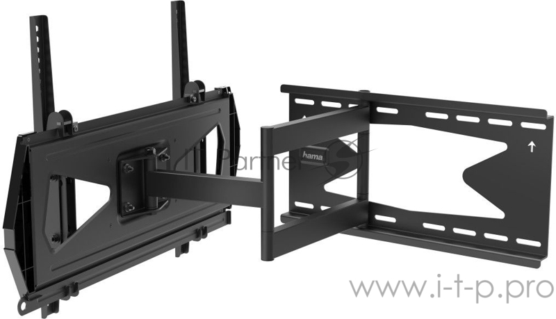 Кронштейн для телевизора Hama FULLMOTION Professional черный 32-65 макс.40кг настенный поворот и наклон