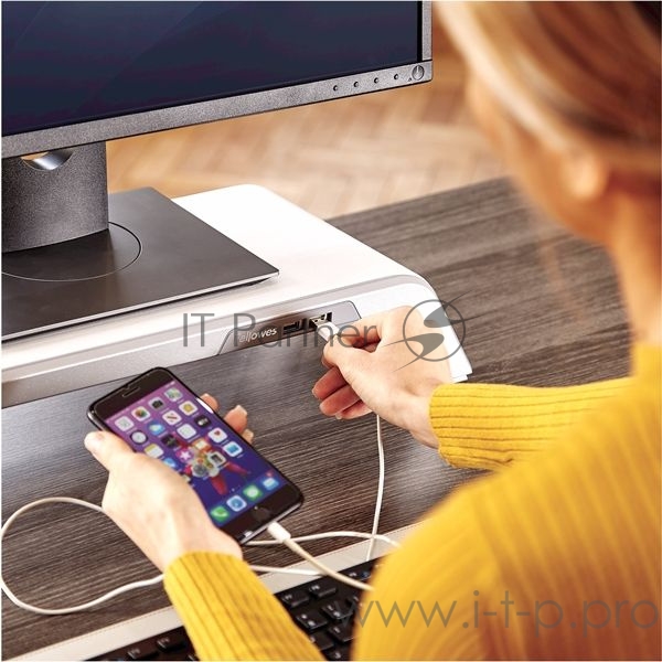 Подставка под монитор Fellowes Hana белый