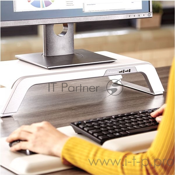 Подставка под монитор Fellowes Hana белый