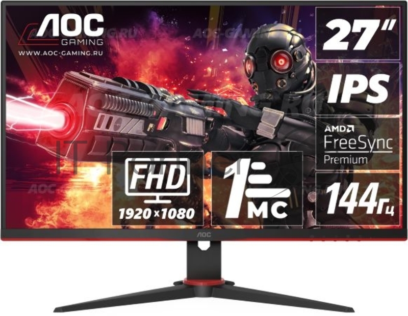 Монитор AOC 23.8 Gaming 24G2AE/BK VA 1920x1080 250cd/m2 16:9