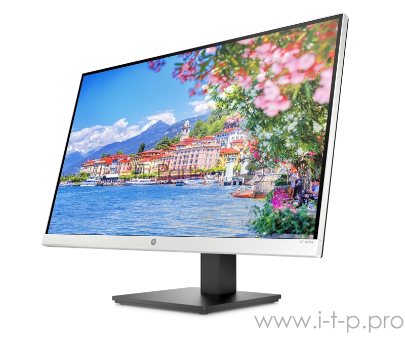 Монитор HP 27 27mq серебристый IPS LED 16:9 HDMI матовая HAS Pivot 260cd 178гр/178гр 2560x1440 D-Sub QHD 6.84кг