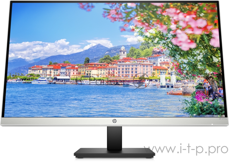 Монитор HP 27 27mq серебристый IPS LED 16:9 HDMI матовая HAS Pivot 260cd 178гр/178гр 2560x1440 D-Sub QHD 6.84кг
