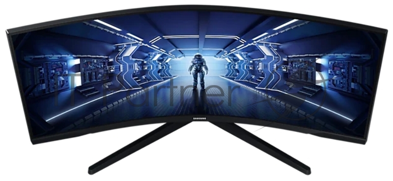 МОНИТОР 34 Samsung C34G55TWWI Black Сurved (LED, Wide, 3440x1440, 165Hz, 1ms, 178°/178°, 250 cd/m, 2500:1, +DP, +НDMI,