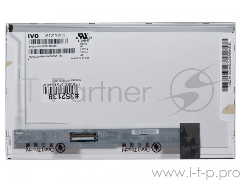 Матрица 10.1 Matte M101NWT2 R2, WSVGA 1024x600, 40L, cветодиодная (LED), Chi Mei