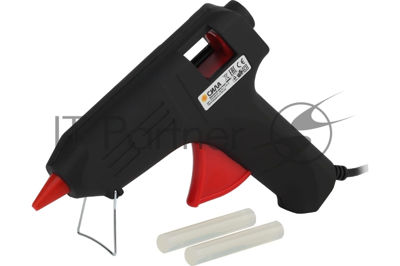 Термопистолет клеевой SGG40-01 40Вт под стержень 11мм (в комл. 11ммх7cм 2ш) (24/1152) СИЛА Б0046683