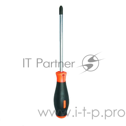 Отвертка крестовая PH0х60мм оранж. серия SHTOK 09106