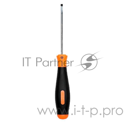 Отвертка шлицевая 8.0х150мм оранж. серия SHTOK 09105