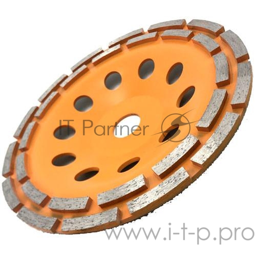 Чашка алмазная зачистная 125мм двухрядная Вихрь 73/10/3/6