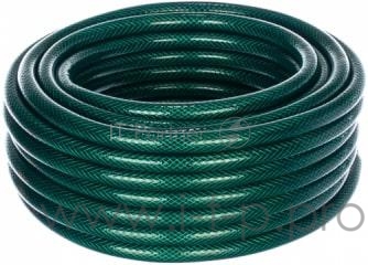Шланг поливочный ПВХ трехслойн. армир. 1/2 25м зел. Вихрь 73/7/2/13