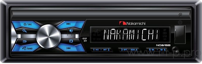 Автомагнитола Nakamichi NQ615B 1DIN 4x50Вт