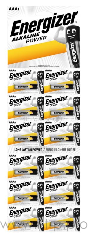 Элемент питания алкалиновый ENR POWER ALK AAA BP12 (блист.12шт) Energizer E302283400