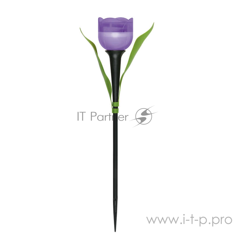 Светильник садовый USL-C-453/PT305 Лиловый тюльпан PURPLE TULIP IP44 солнечная батарея Uniel UL-00004278