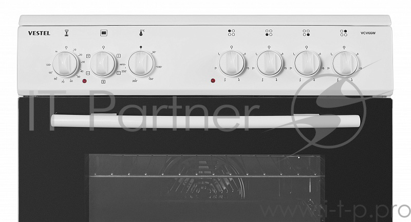 Плита Электрическая Vestel VC V66W белый