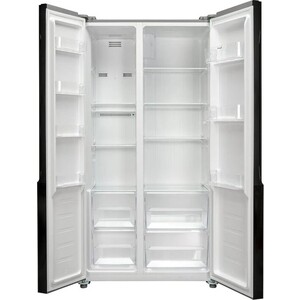 Холодильник Weissgauff WSBS 500 NFW Inverter белое стекло (двухкамерный)