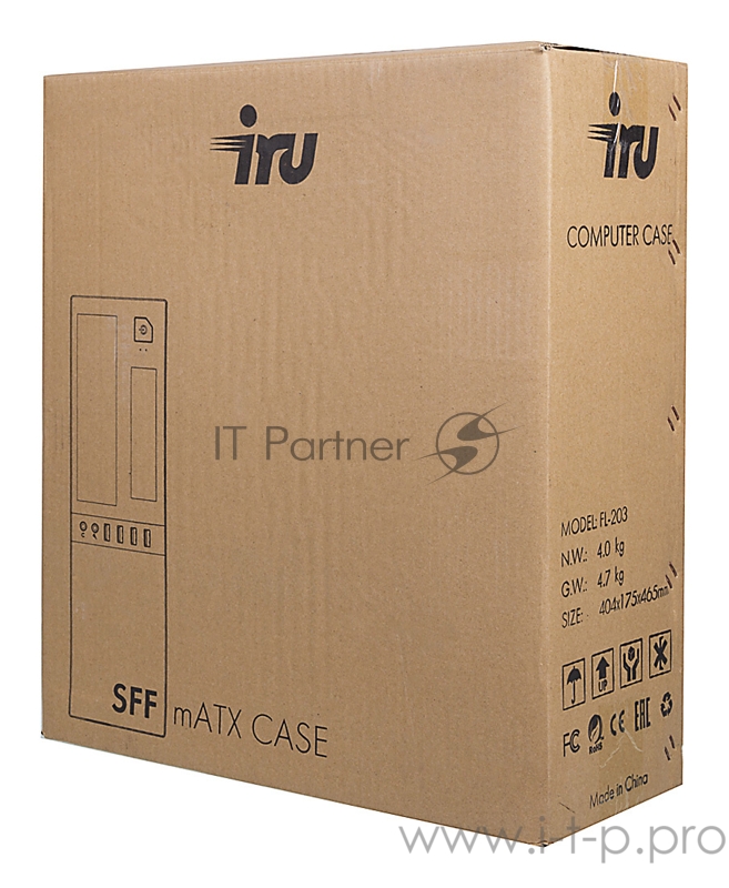 ПК IRU Office 120 SFF E1 6010 (1.35)/4Gb/SSD60Gb/R2/Windows 10 Professional 64/GbitEth/300W/черный