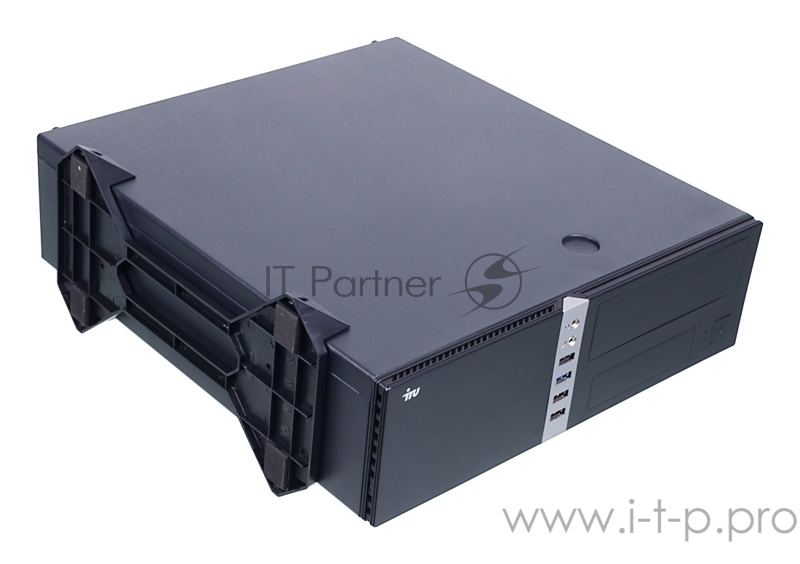 ПК IRU Office 120 SFF E1 6010 (1.35)/4Gb/SSD60Gb/R2/Windows 10 Professional 64/GbitEth/300W/черный