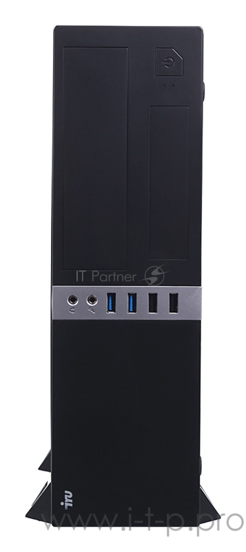 ПК IRU Office 120 SFF E1 6010 (1.35)/4Gb/SSD60Gb/R2/Windows 10 Professional 64/GbitEth/300W/черный