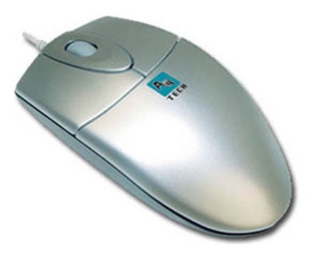 Мышь A4 OP-720 серебристый оптическая (800dpi) PS/2 (2but)
