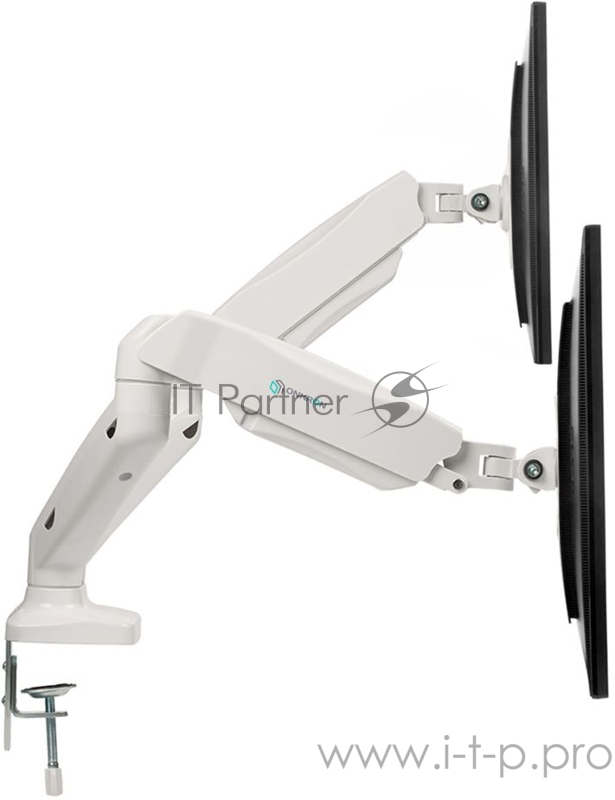 Кронштейн для мониторов Onkron G160W белый 13-27 макс.13кг настольный поворот и наклон верт.перемещ.