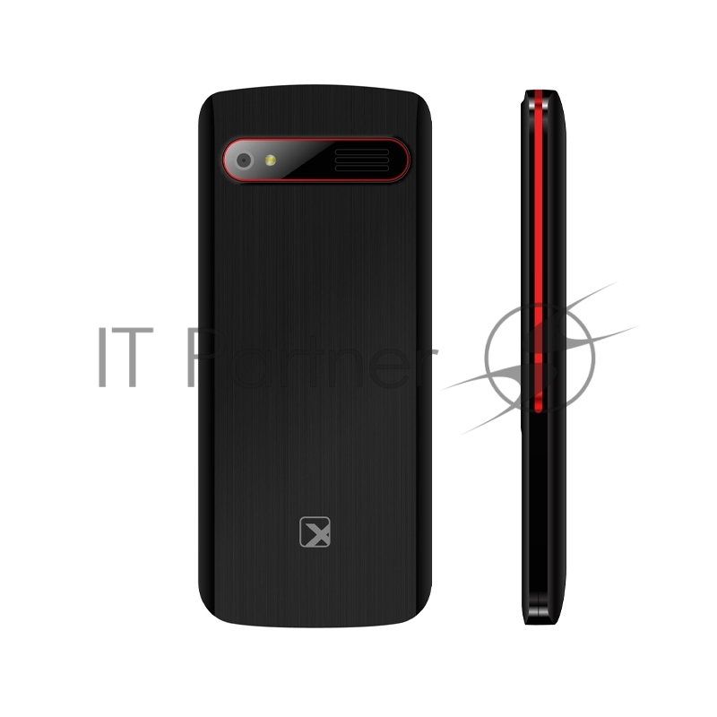 Мобильный телефон teXet TM-308 черный-красный