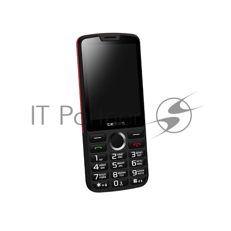 Мобильный телефон teXet TM-308 черный-красный