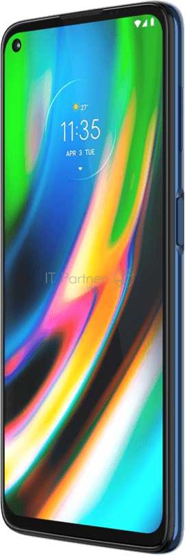 Смартфон Motorola XT2087-2 G9 Plus 128Gb 4Gb синий моноблок 3G 4G 2Sim 6.8 1080x2400 Android 10 64Mpix 802.11 a/b/g/n/ac NFC GPS GSM900/1800 GSM1900 MP3 A-GPS microSD max512Gb