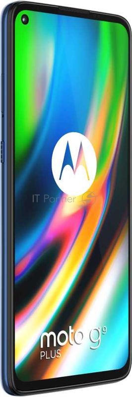 Смартфон Motorola XT2087-2 G9 Plus 128Gb 4Gb синий моноблок 3G 4G 2Sim 6.8 1080x2400 Android 10 64Mpix 802.11 a/b/g/n/ac NFC GPS GSM900/1800 GSM1900 MP3 A-GPS microSD max512Gb