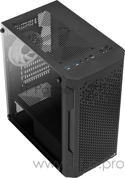 Корпус Aerocool Trinity Mini-G-BK v2 черный без БП mATX 1x120mm 2xUSB2.0 1xUSB3.0 audio
