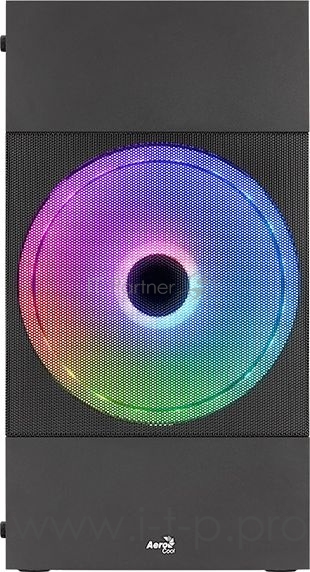 Корпус Aerocool Atomic Lite-G-BK-v2 черный без БП ATX 1x120mm 2xUSB2.0 1xUSB3.0 audio