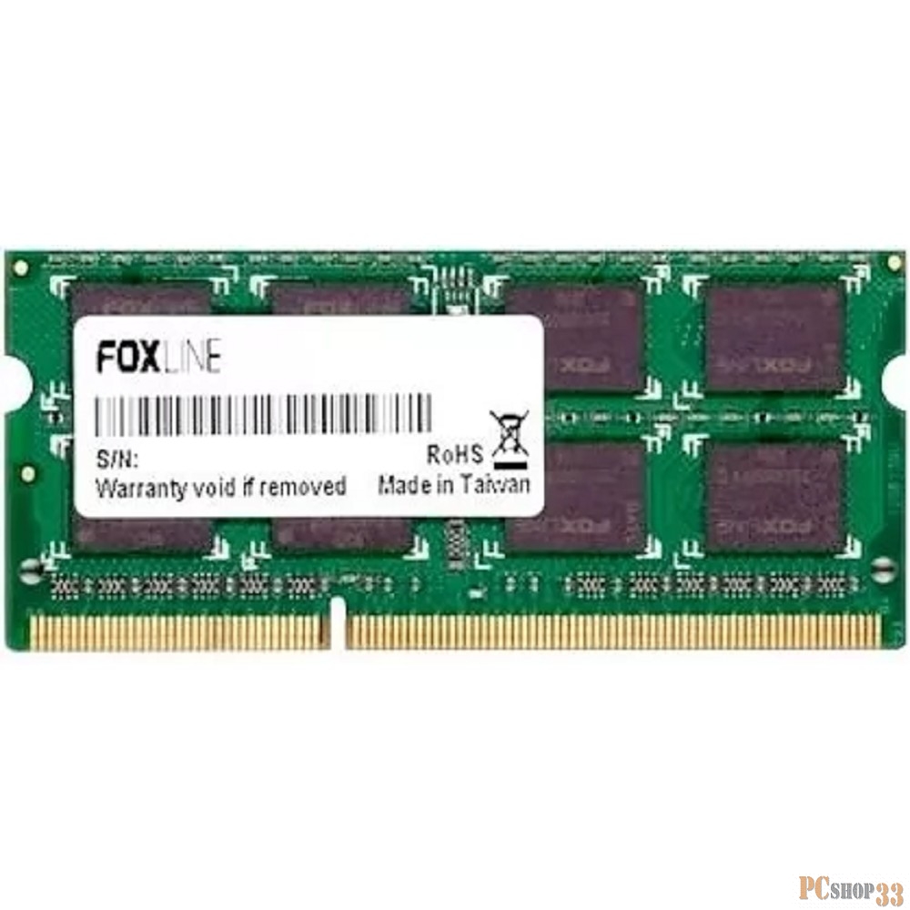 Память оперативная Foxline SODIMM 32GB 3200 DDR4 CL22 (2Gb*8)