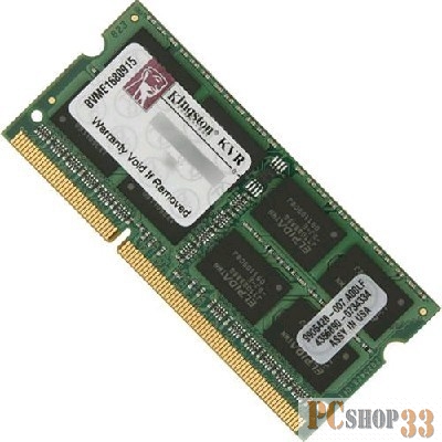 Память оперативная Kingston 8GB 1600MHz DDR3 Non-ECC CL11 SODIMM (Select Regions ONLY)