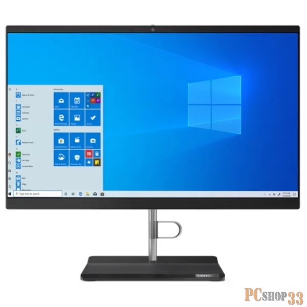 Моноблок Lenovo V50a-22IMB All-In-One 21.5 i3-10100T, 8GB, 256GB SSD M.2, Intel UHD 630, WiFi, BT, DVD-RW, HD Cam, VESA, USB KB&Mouse, Win 10 Pro64 RUS, 1Y OS