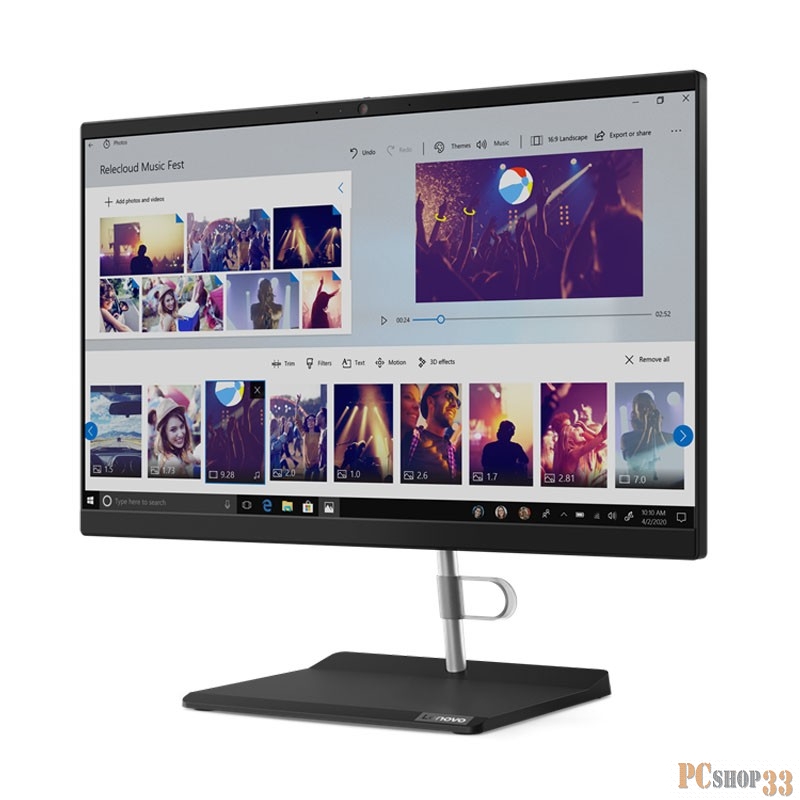 Моноблок Lenovo V50a-22IMB All-In-One 21.5 i3-10100T, 8GB, 256GB SSD M.2, Intel UHD 630, WiFi, BT, DVD-RW, HD Cam, VESA, USB KB&Mouse, Win 10 Pro64 RUS, 1Y OS