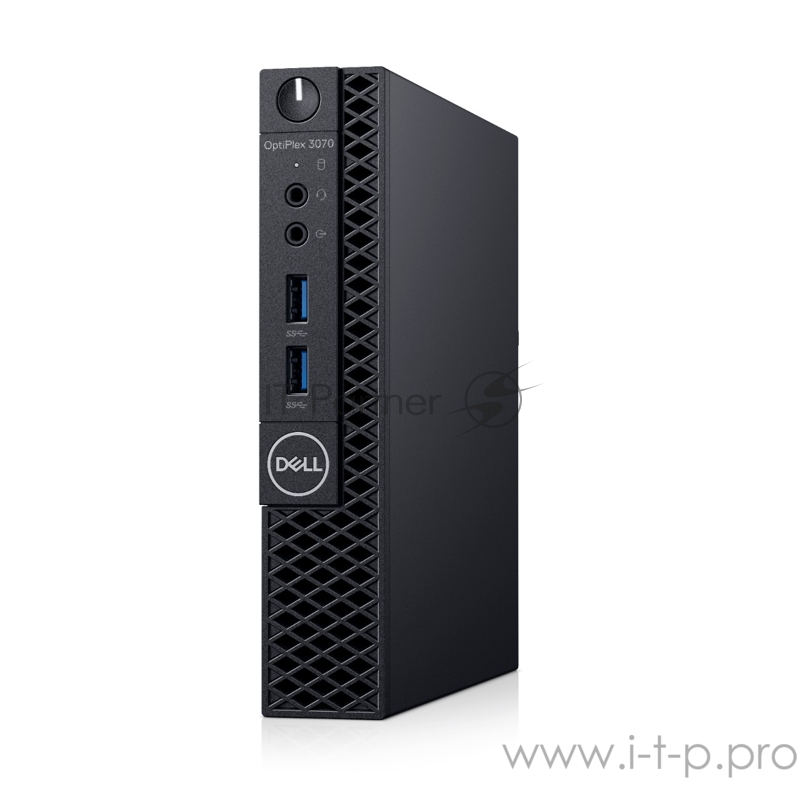 Персональный компьютер Dell OptiPlex 3080 Dell Optiplex 3080 MFF/Core i3-10100T/8GB/512GB SSD/UHD 630/keyb+mice/no wireless/Linux/VGA/3Y Basic NBD