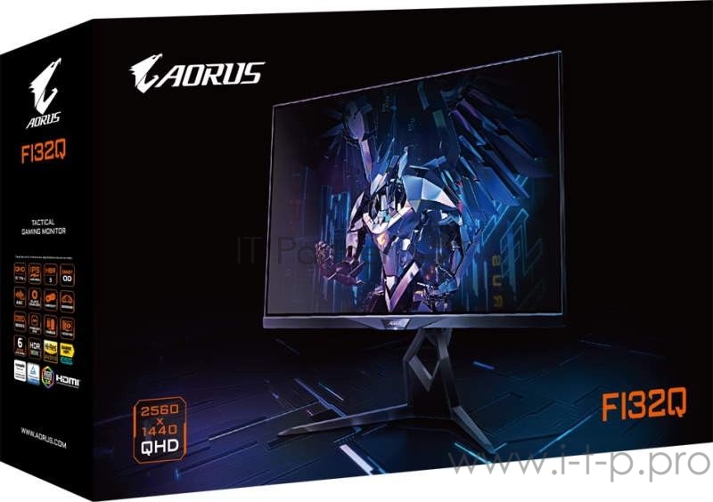 Монитор Gigabyte 31.5 Aorus FI32Q IPS 2560x1440 165Hz FreeSync 350cd/m2 16:9